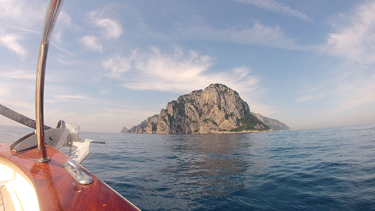GoPro Time Lapse a Boat Cruise from Sorrento to Capri Italy and Back